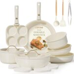 19 pcs Pots and Pans Set Non Stick