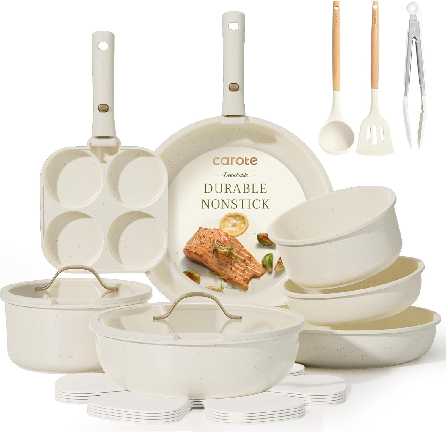 19 pcs Pots and Pans Set Non Stick