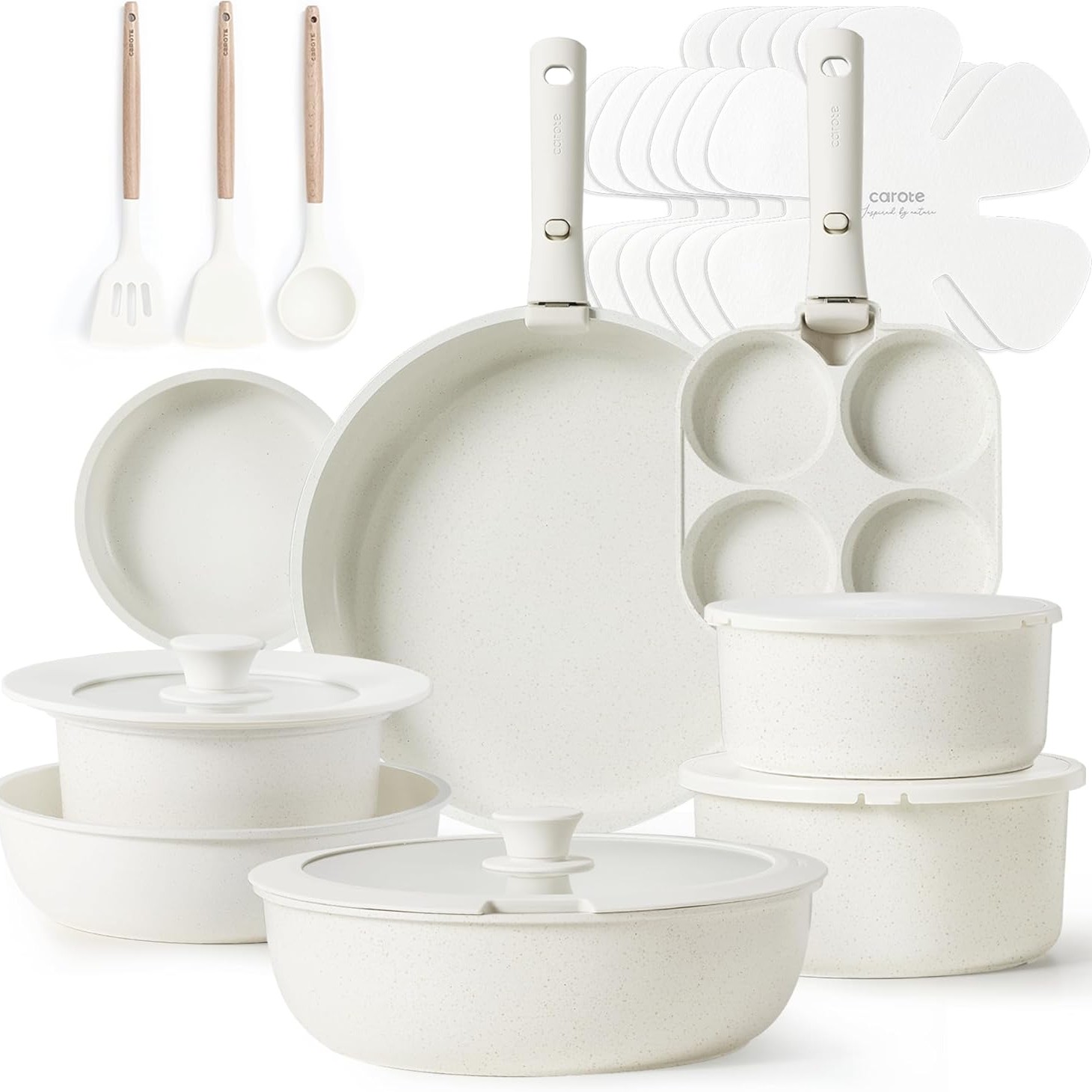 23 pcs Pots and Pans Set Non Stick