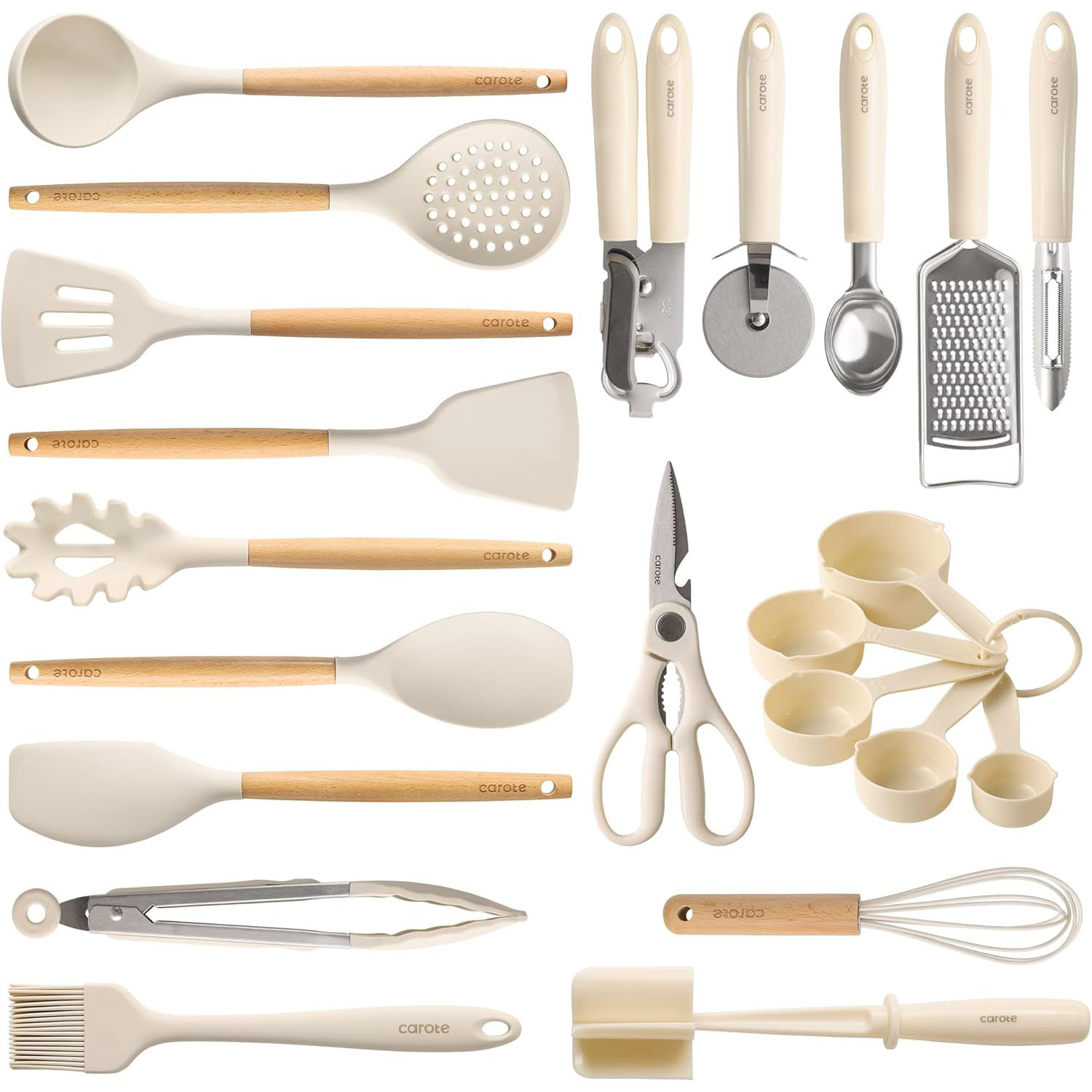 22 pcs Silicone Cooking Utensils Set