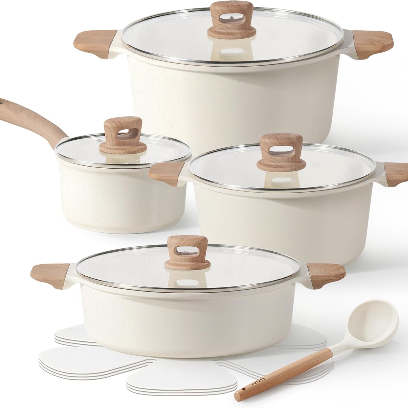 12 pcs Pots and Pans Set Non Stick