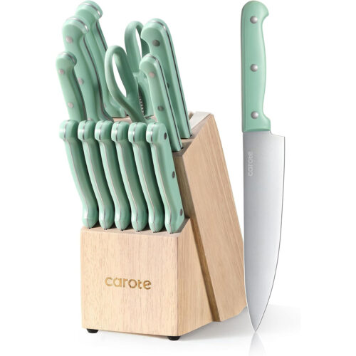 14 Pieces Knife Set with Block
